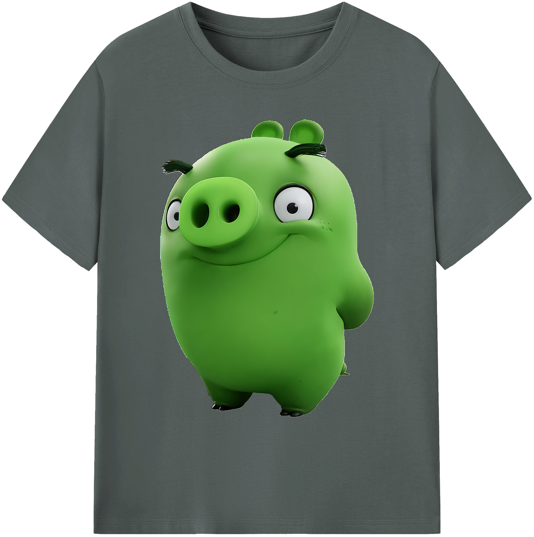（画像用） Angry Birds アングリーバード 綿100％ メンズ半袖Tシャツ｜肌触りやわらか＆通気性